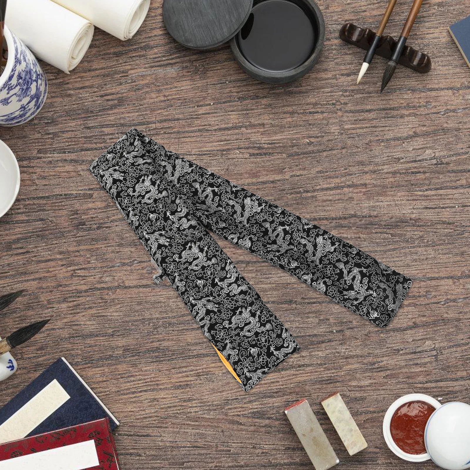 

Sword Bag Pouch Silk Japanese Storage Long Thick Wear-resistant Dragon Proper Size Martial Arts Fitness