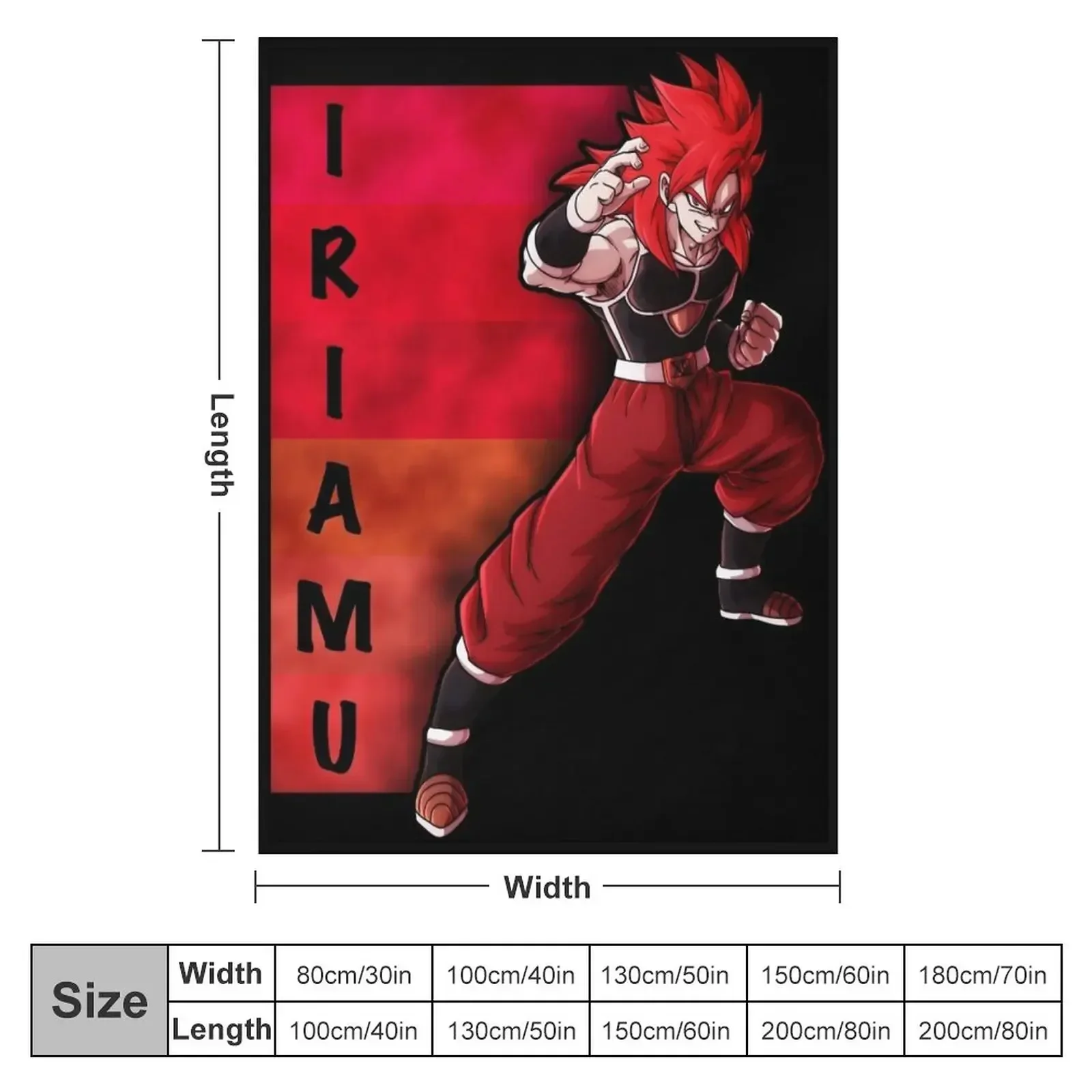 Iriamu Power Pose Throw Blanket Cute Retros Blankets