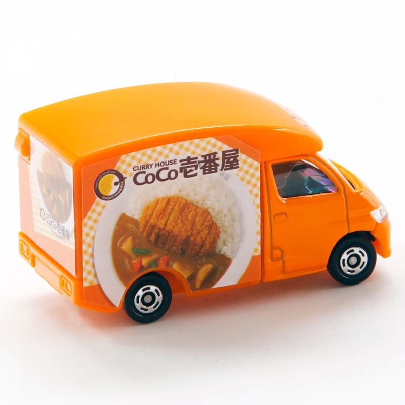 Takara Tomy-Tomica Premium Edition CoCo Ichibanya Curry Arroz Bento Sales Car, 1:64 Mini GT Diecast Alloy Model, Brinquedos para crianças Presente