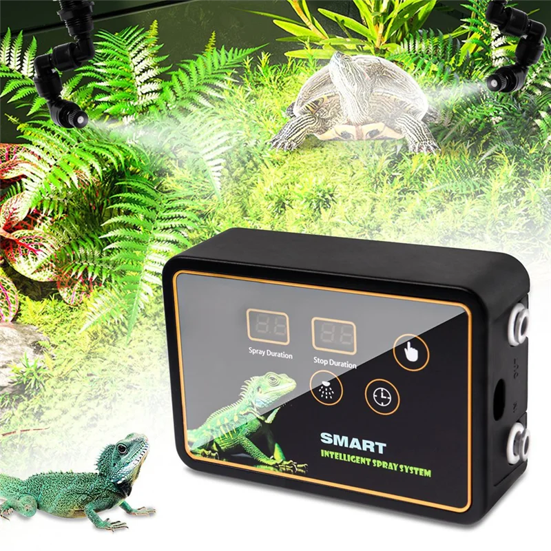 

ABAE-Tank Timing Spray System Turtle Box Intelligent Spray Humidification System Atomization Set US Plug