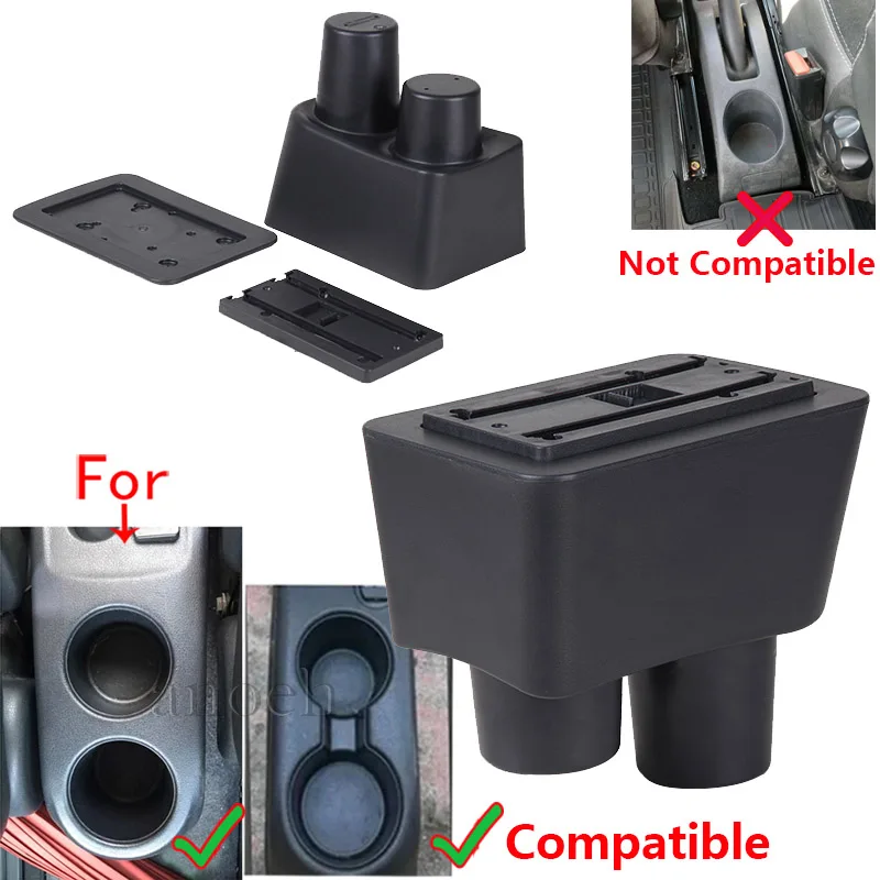 For Nissan Almera Armrest Box For Nissan Versa Rotatable Car Armrest storage Box Car Accessories Interior details Retrofit parts