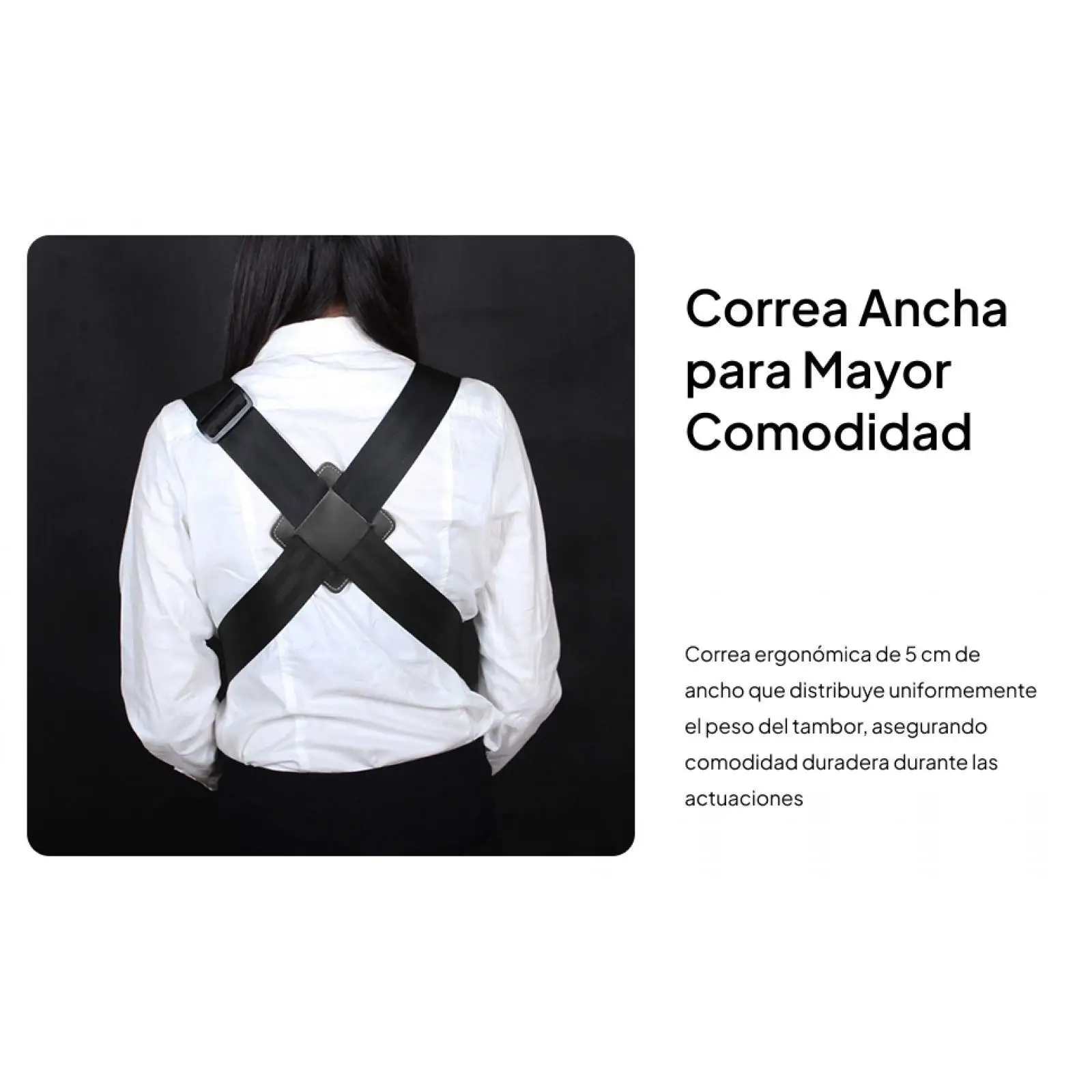 Acessórios para Instrumentos de Percussão: Alça de Ombro Tricolor para Performance de Bateria e Percussão