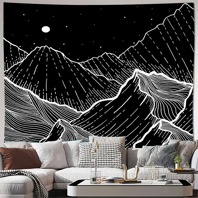 

Горный гобеленПриродный настенный декор Бохо Настенный лесной гобеленТриповый настенный художественный декор в стиле хиппи Эстетика для спальни Настенный декор для гостиной