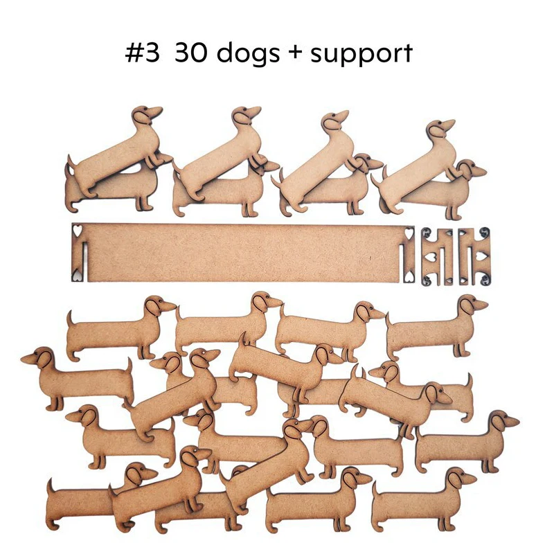 Decoration Home Decor Wooden Animal Spool Set House Accessories Sculptures & Figurine Interior Room Gadgets Crafts Garden