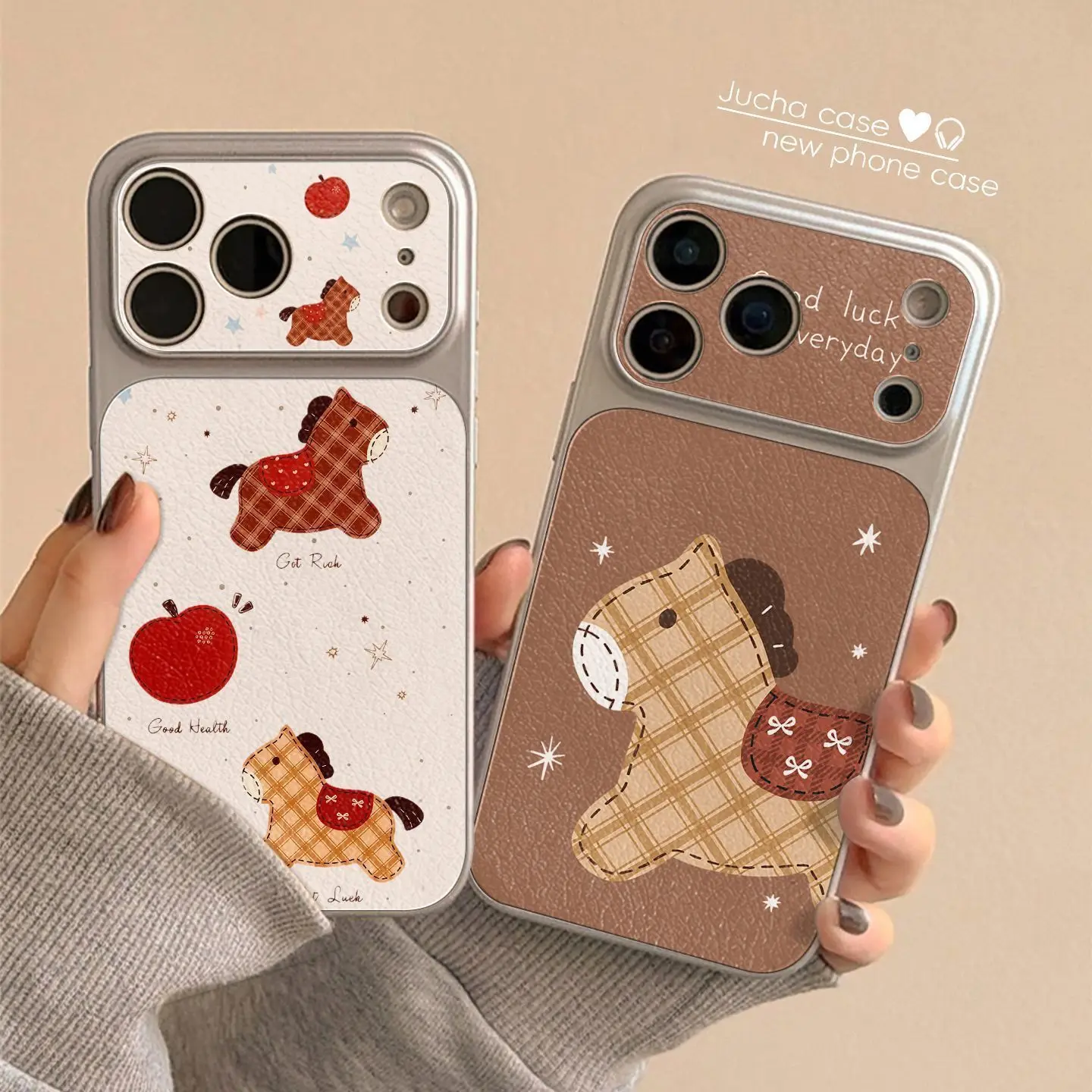 

Новинка! Чехол для iPhone 17AIR, 17, 16, 15, 14, 13, 12 Pro Max, 14, 15, 16 Plus с дизайном «Новогодние яблоки» и эффектом кожи пони, в стиле Y2K