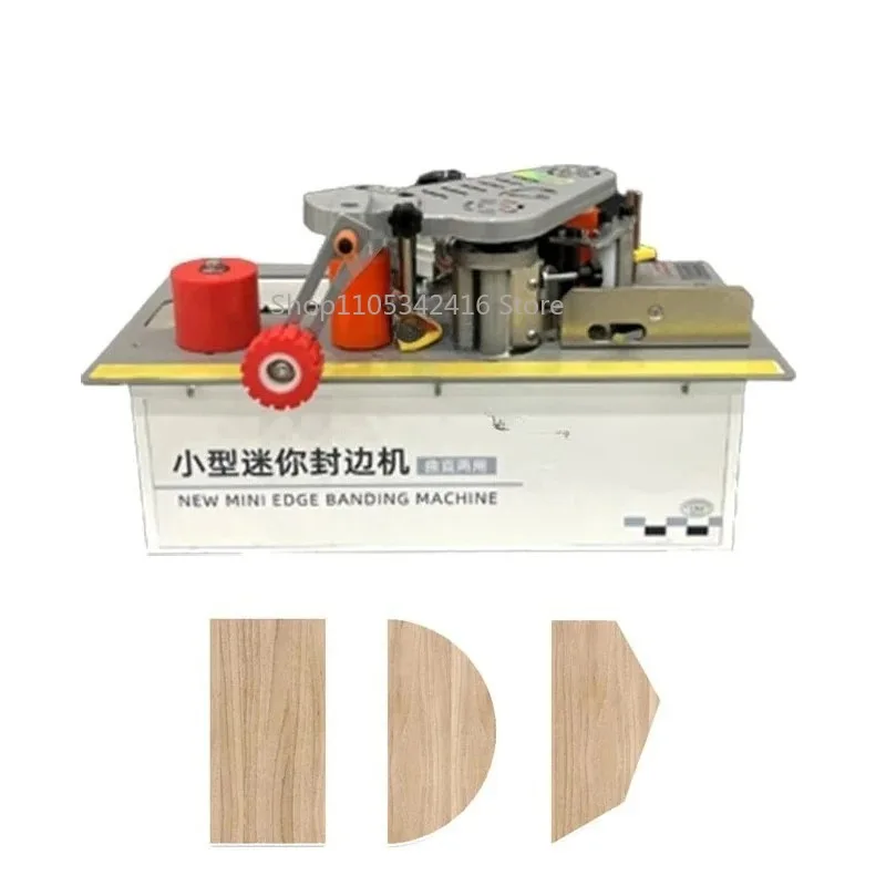 Portable Edge Banding Machine Desktop Wood PVC Double‑Sided Gluing Edge Bander Home Improvement Woodworking ToolforWoodPVCPanels