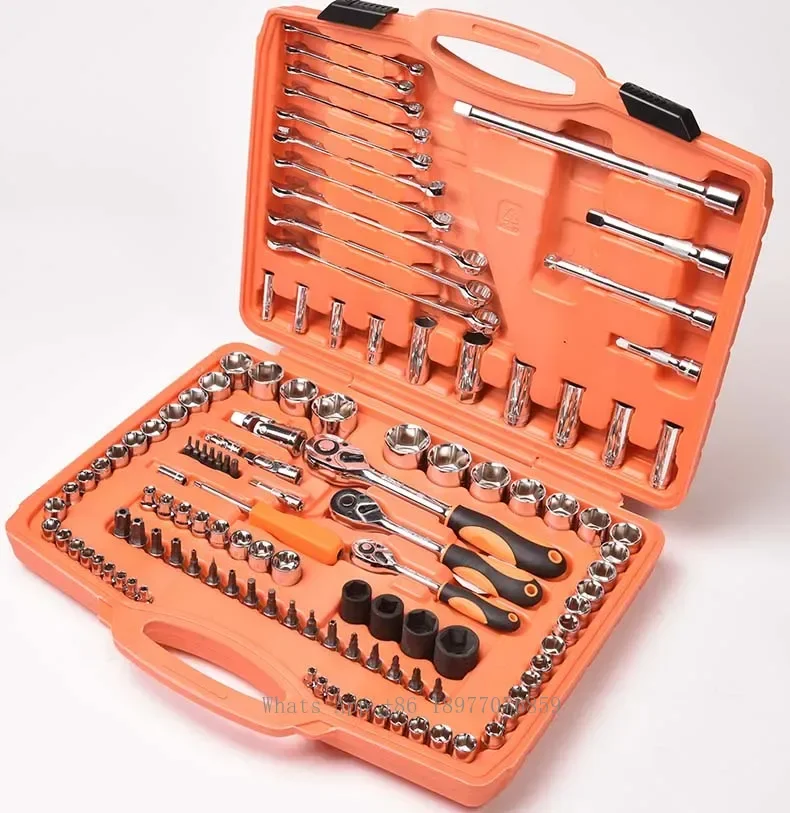 120pcs Socket Wrench Spanner Set Hand Tools Set