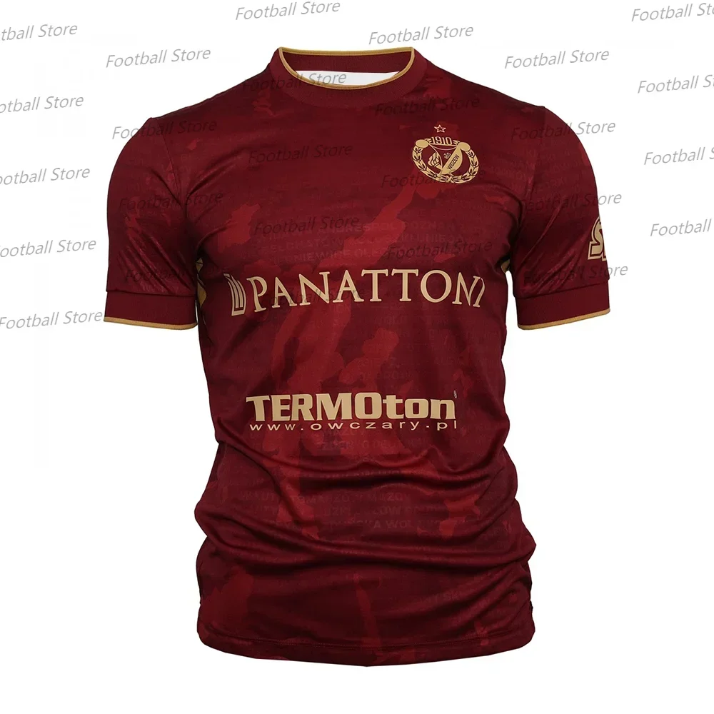 

3d Polaco Fútbol Hombres Camiseta de Footballetà Secado fast Widzew Łódź Hombres Niño Polska pika ożna Adult_KID Jerse