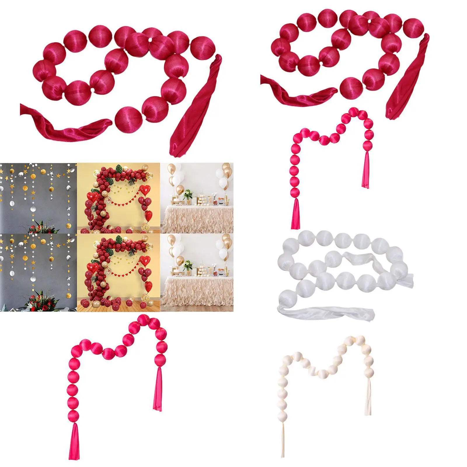 مشاريع إكليل الكرة الرغوية DIY ديكور المنزل الجدار شنقا الزفاف اليدوية