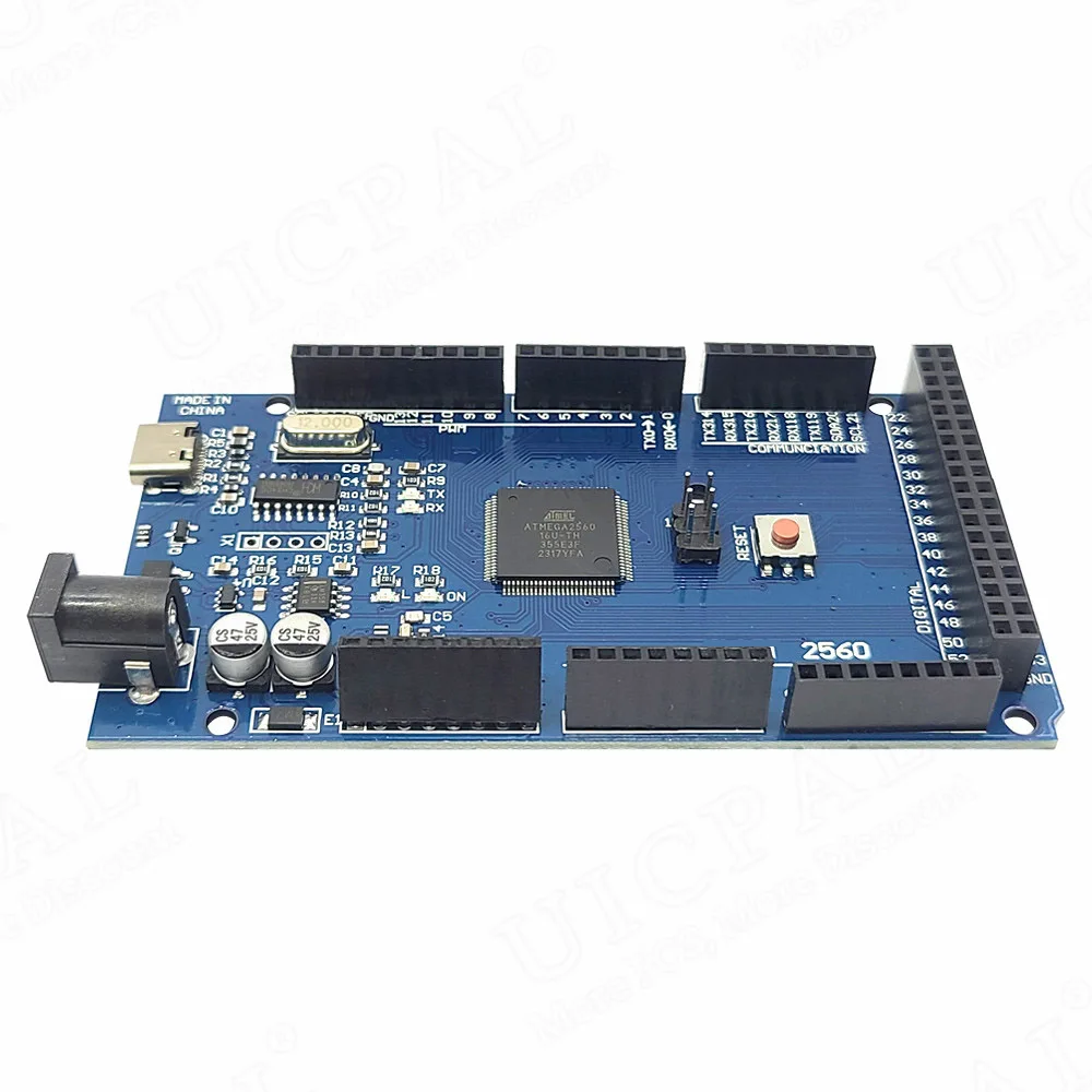 لوحة تطوير MEGA2560 R3 MCU مع كابل CH340G ATMEGA2560-16AU لوحدة Arduino نسخة محسنة