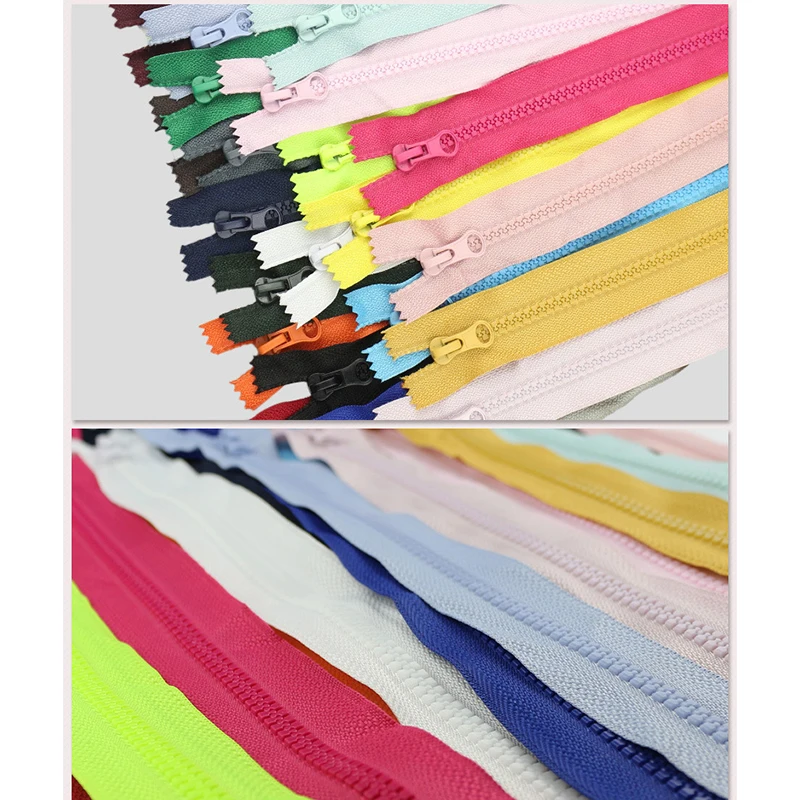 4 Pcs Single Close Ends 5# Resin Zippers 15/20/30/40 Cm For Coat Garment Jeans Craft Sewing Diy Accessories