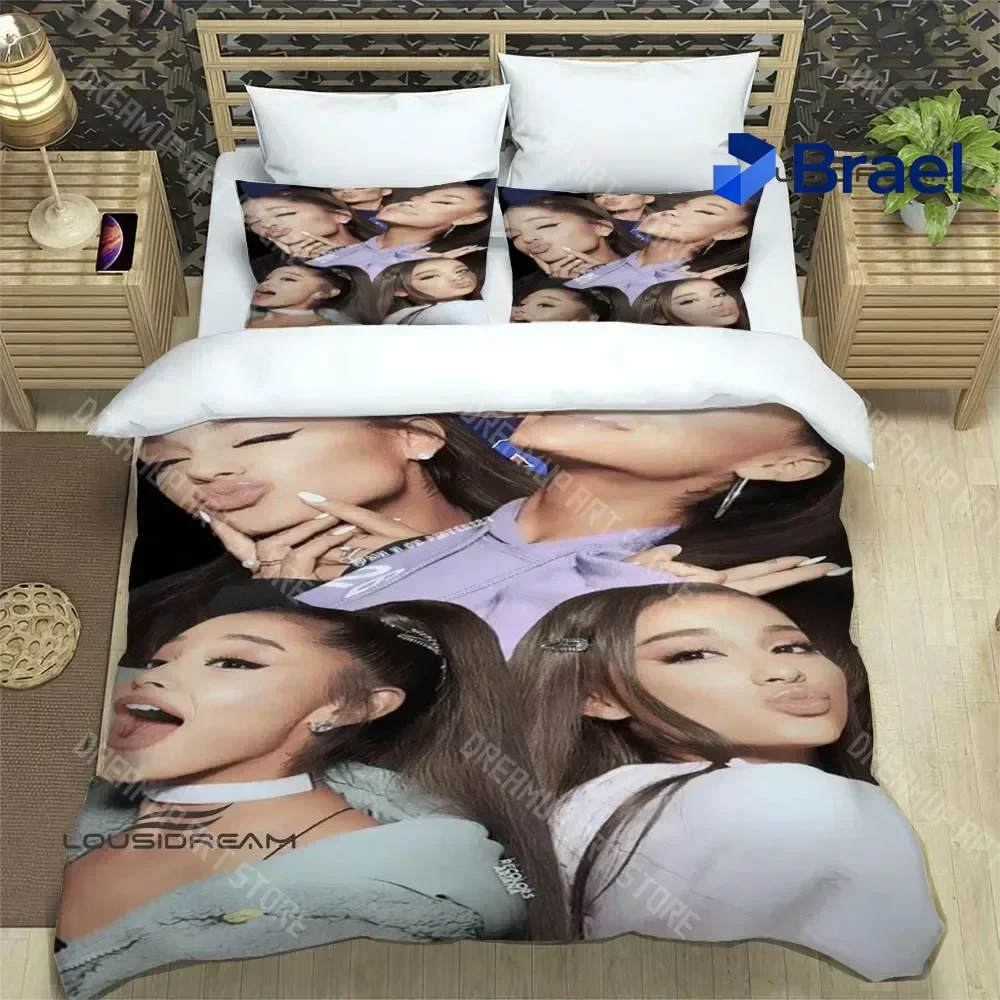 Exquisite 3D Print Ariana Grande Singer Bedding Sets Exquisite Bed Supplies Set Duvet Cover Bed Comforter Set Bedding Set Luxur
