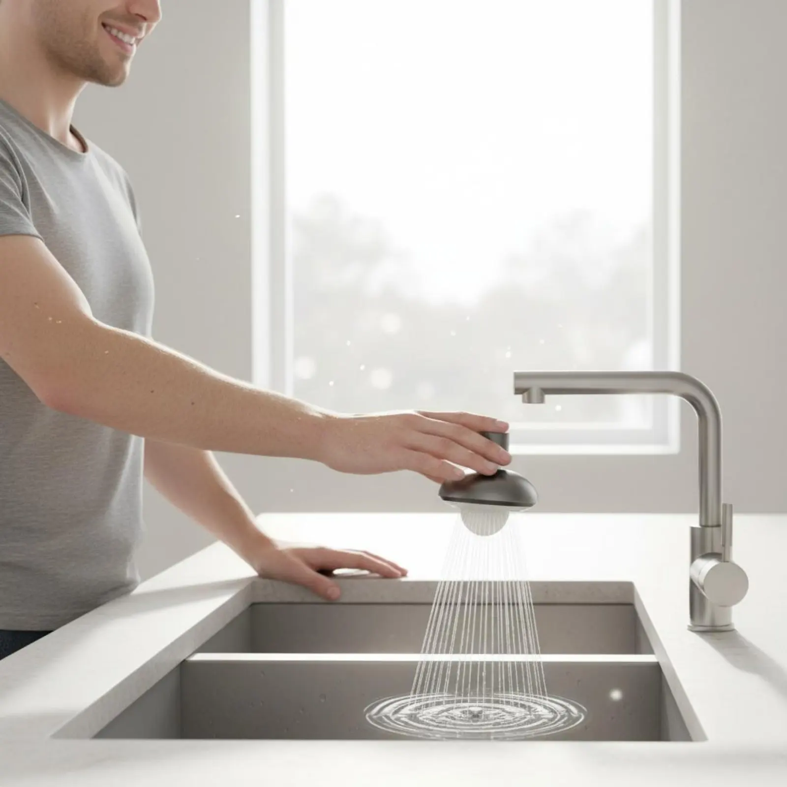 

Cosmic Faucet Aerator Clog-Resistant Spatter-Resistant Faucet Head Plumbing Fitting Flip-to-Clean Panel for Bathroom