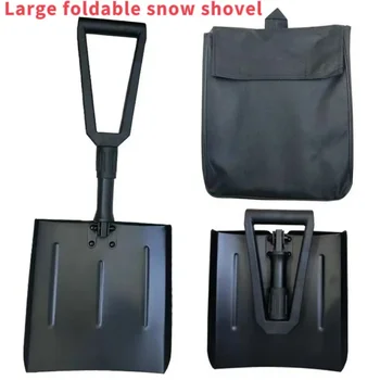 Lekka składana łopata do śniegu Sportowa łopata ogrodnicza z torbą do samochodu Składana przenośna łopata do śniegu Outdoor Camping