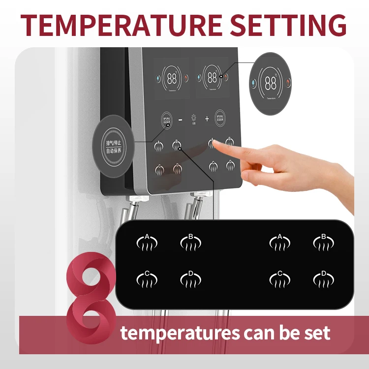 Commerciële stoommelkopschuimer Machine 8,5L ketel Elektrisch melkschuim