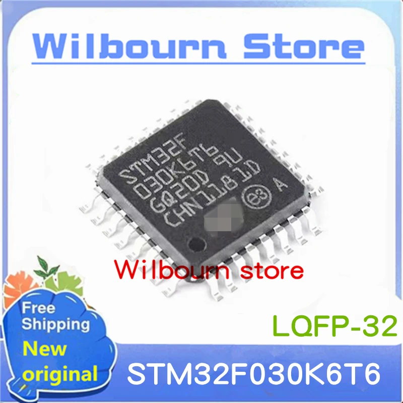 5PCS/LOT STM32F030K6T6 STM32F030KbTb STM32F 030K6T6 LQFP-32 New original