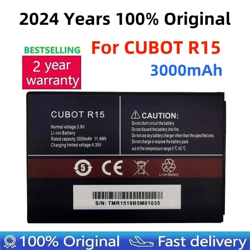 

100% New Original CUBOT R15 Battery 3000mAh Replacement Backup For CUBOT R15 Cell Phone Batteries Bateria