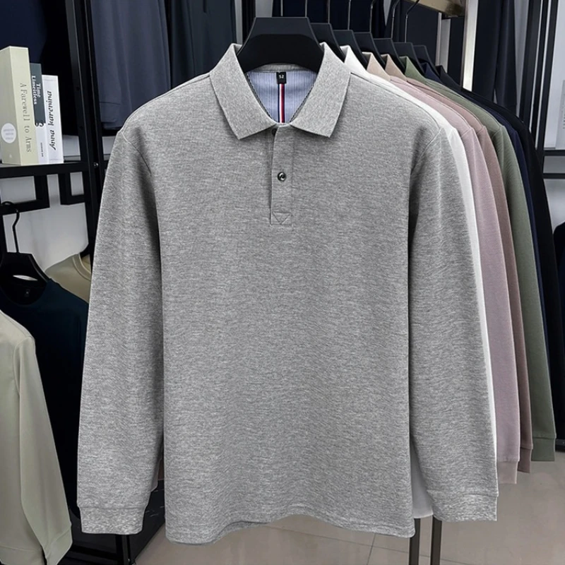 

Cotton Polo Shirt Men's Spring and Autumn New Trend T-shirt