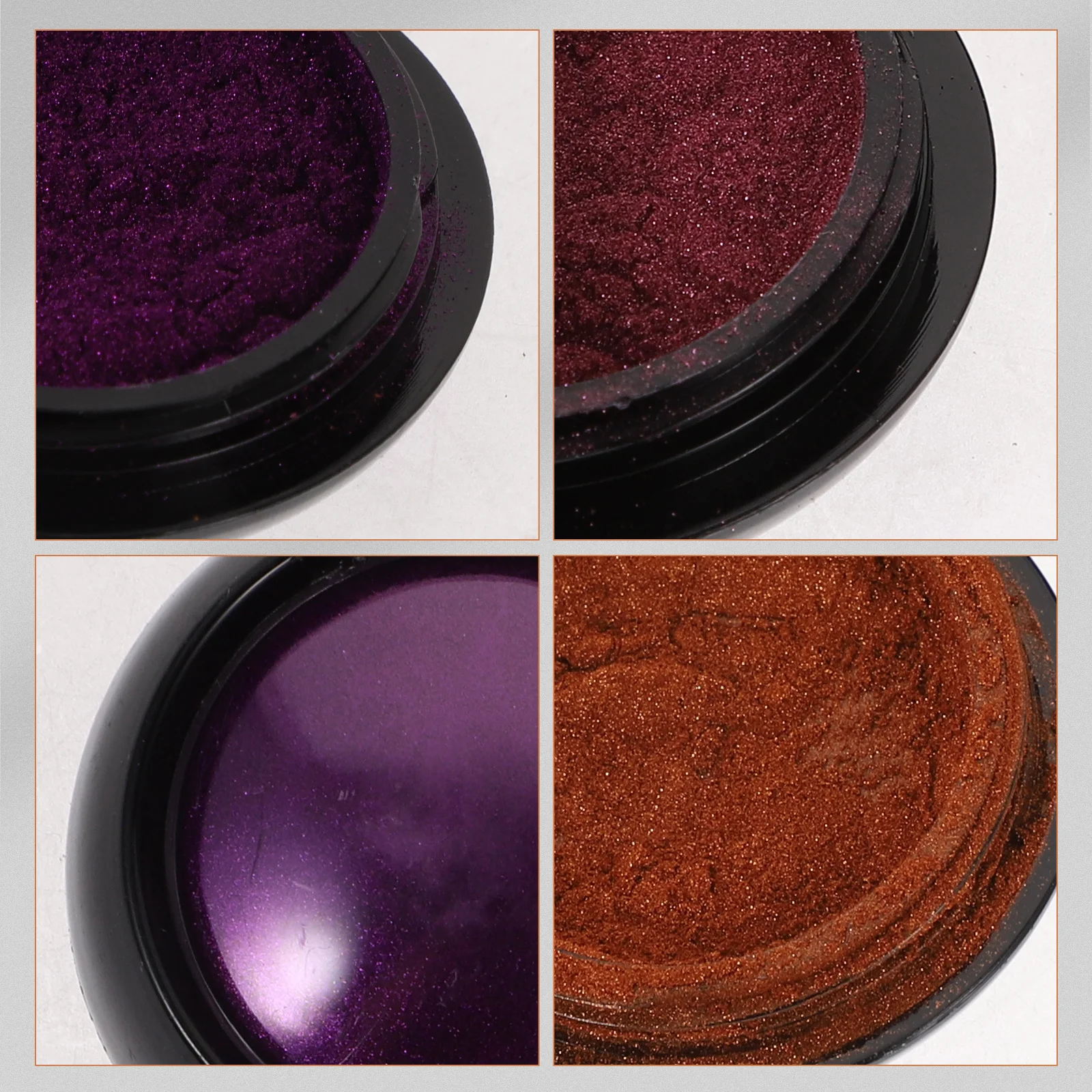 

6Sets nail Glitter Powder Mirror Effect Nail Art Decoration DIY Pigment Iridescent Manicure Supplies Powder for Nails