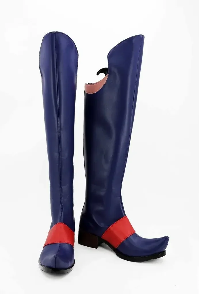 Little Witch Academia Akko Custom Cosplay Stiefel – Anime Witch Charakter Schuhe jeder Größe