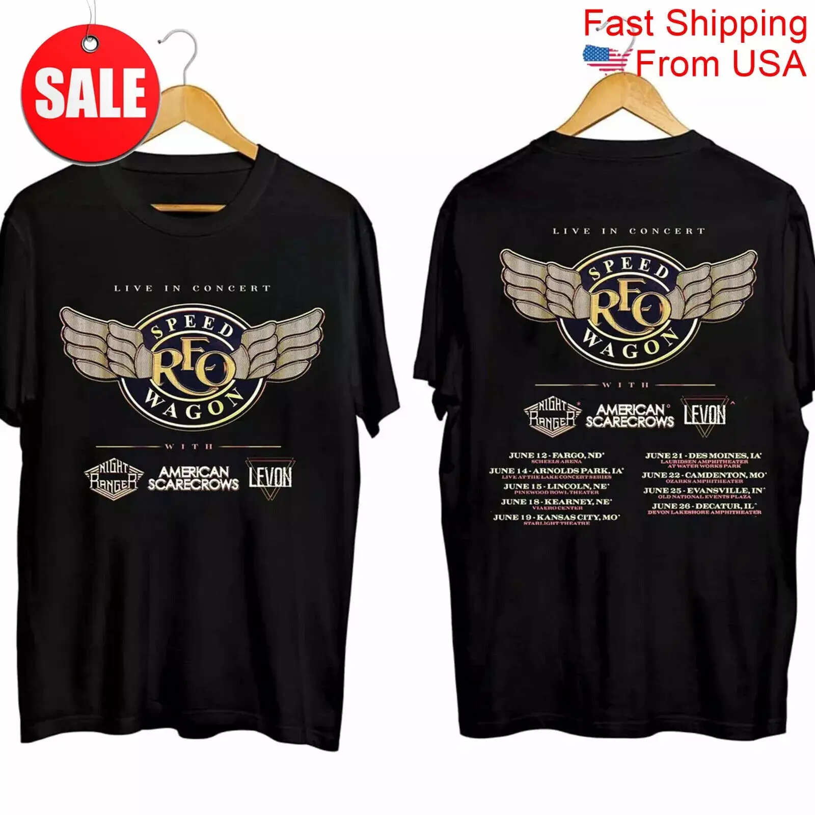 New REO Speedwagon 2024 Tour Gift For Fans Unisex t-Shirt