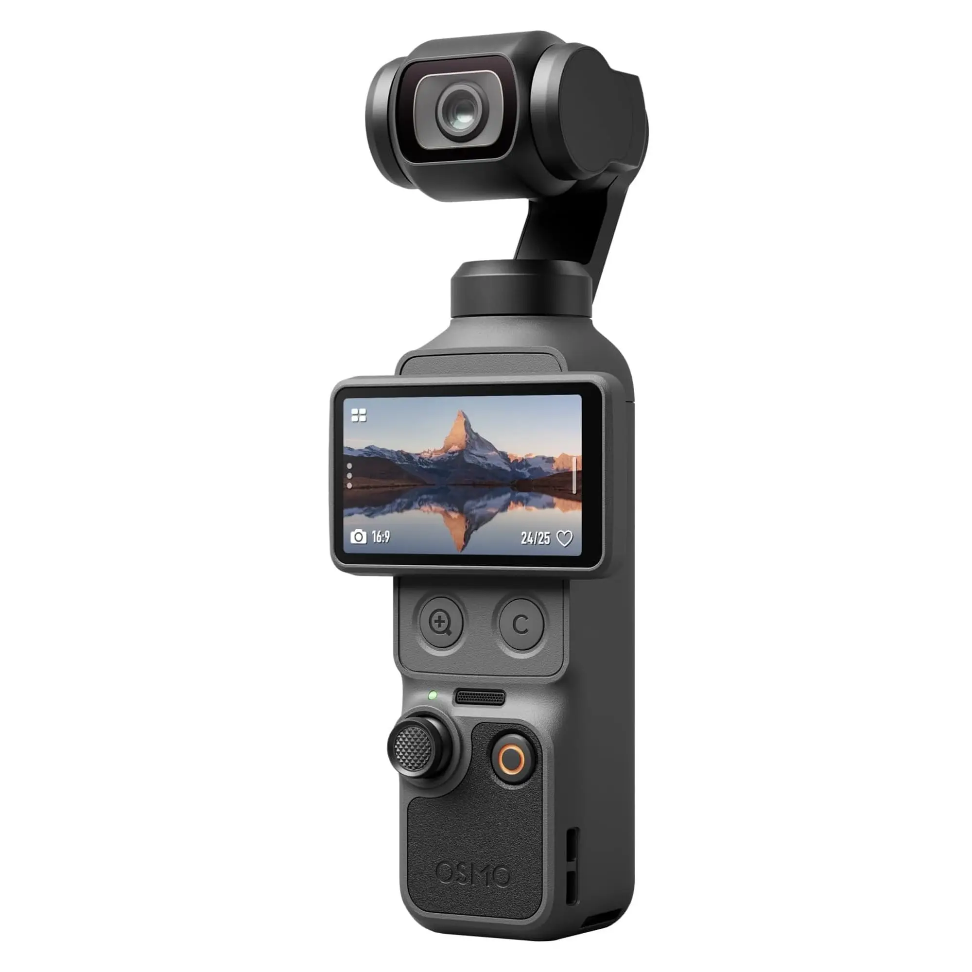 Dji Osmo Pocket 4 Essential Combo, Gimbal Camera for Vlog |   1″ Cmos, 4K/240Fps, 3‑Axis Stabilization, 2× Lossless Zoom, 14‑Stop Dynamic Range, 107Gb Storage, Handle with 1/4″ Thread