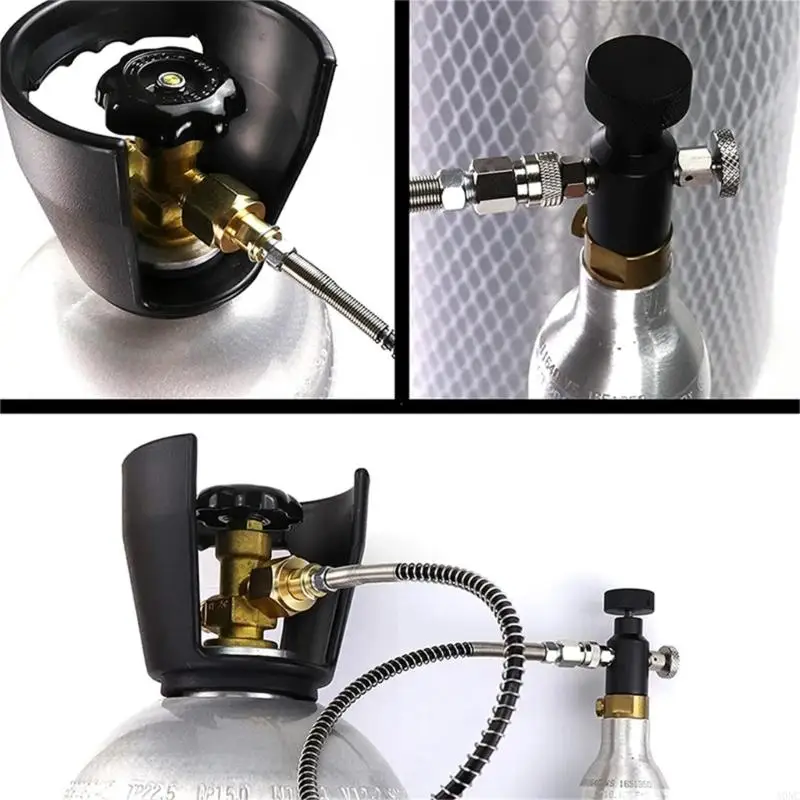 A0NC Разъем для заправки CO2, резьба адаптера, резервуары для газированных напитков, клапаны для приготовления газированных для