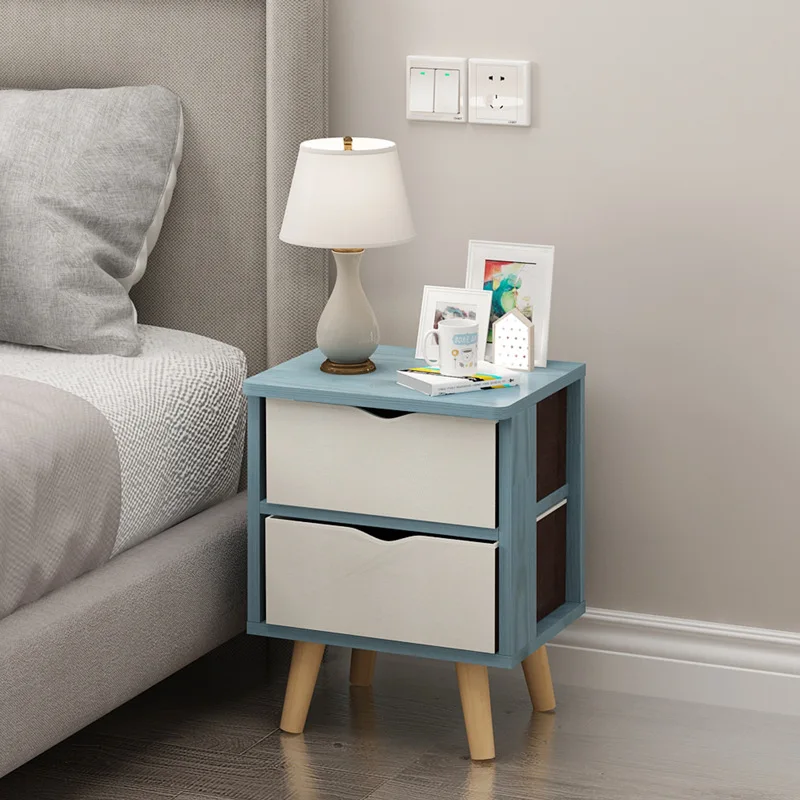 

Bedside table simple modern bedside storage cabinet simple bedroom bedside small cabinet economical cross-border