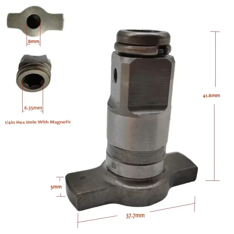 1/2 Impact Wrench Spindle Anvil Shaft Conversion Head Electric Wrench Spare Parts for Milwaukee Parkside Screwdriver B3 C3 D3