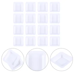 50pcs Plastic Weighing Dishes Weighing Boat Weigh Boats Antistatic Laboratory Supply 7ml