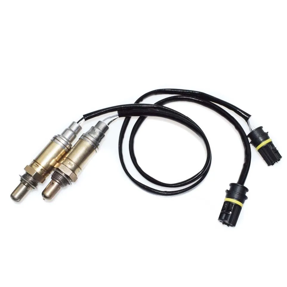 #62S Automotive Parts & Accessories,2Pcs O2 Oxygen Sensor 1781433050, 11781433940 For Bmw E46 320 323 325 (Black)