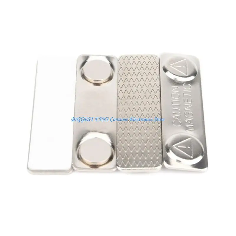 

5Pieces Heavy Duty Name Label Badge Holder With 2 Strength Magnets