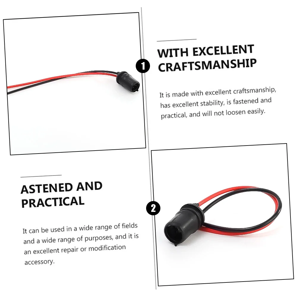 1-30PCS T10 W5W 147 Bulb Holder Adapter Cable LED Bulb Connector Socket Suitable for Use in Cars Motorbike Dashboard Lights