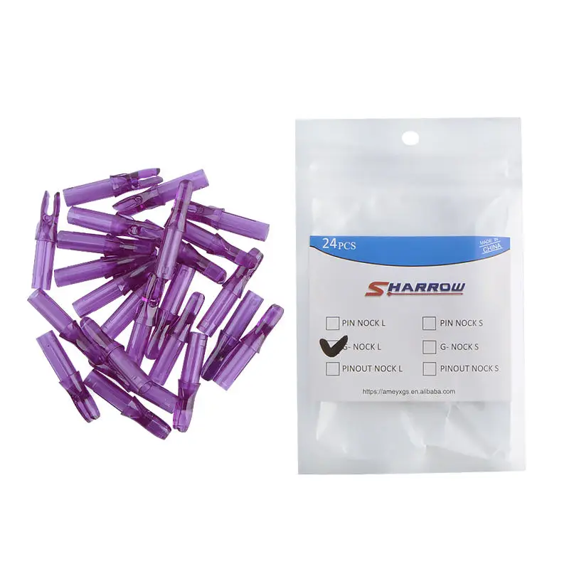 24pcs/lot Archery Arrow Nocks For Shaft I.D 6.2mm 0.246