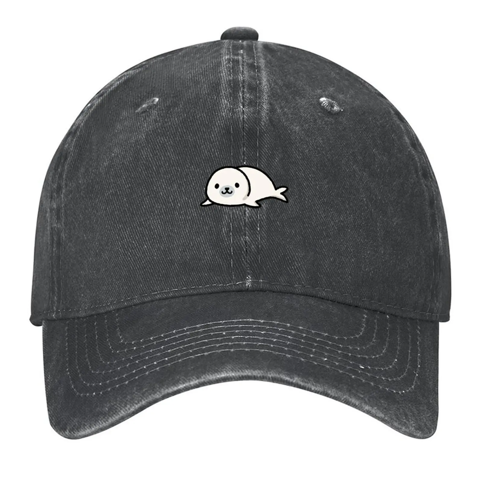 

Seal Baseball Cap black Luxury Cap Custom Cap Sunscreen For Women 2025 Men's