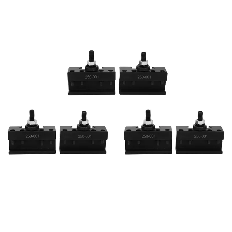 

6-Piece Set 250 - 001 0Xa Quick Change Tool Turning Tool Holder Steel Material
