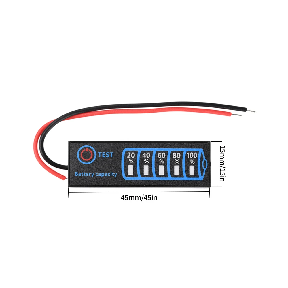 2S-8S DC5V-30V Lithium Battery Li-po Li-ion Capacity Indicator Board Power Display Charging Charge LED Tester For 18650 Battery
