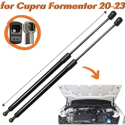 Puntales de capó de fibra de carbono para Cupra Formentor 2021-2024, resortes de Gas para capó delantero, amortiguadores, soportes de elevación, cantidad (2)