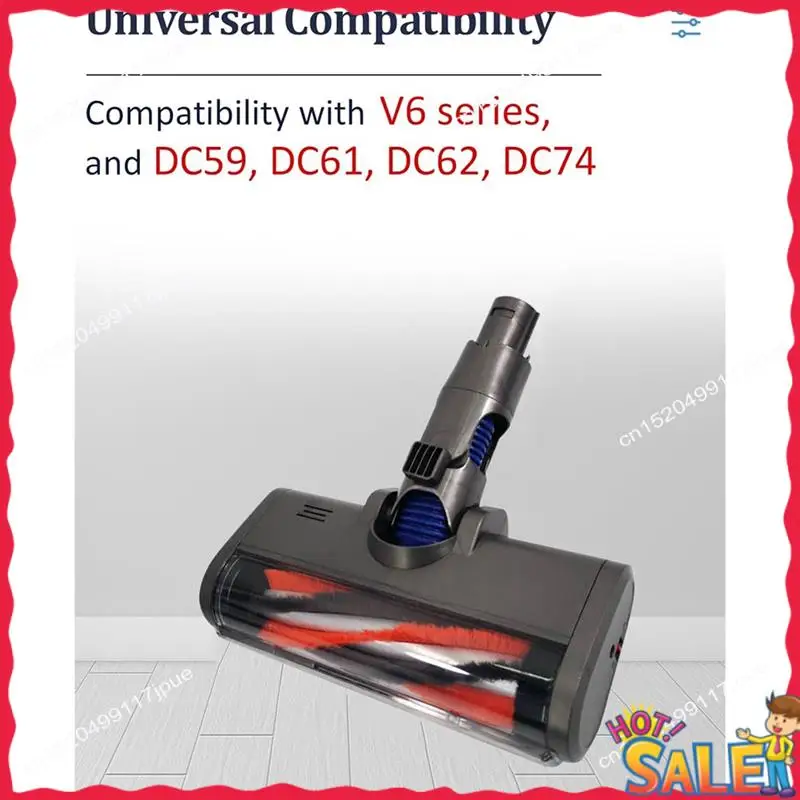 

Насадка для пылесоса BOFO для Dyson V6 DC58 DC59 DC62 DC72, насадка для щетки для пола с прямым приводом и подсветкой для пыли для очистителя твердой древесины