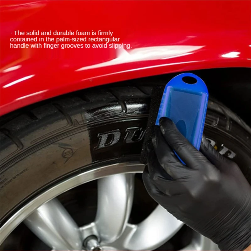 

1pcs Car Wheel Polishing Waxing Sponge Brush ABS Plastics Washing Cleaning Brush Sponge Brush Car Clean Detail Accessories