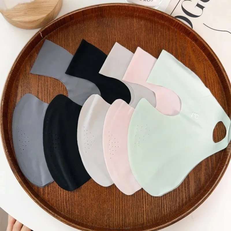 Women Full Face UV Protection Mask Summer Ice Silk Mask Anti-UV Sun Protection Adjustable Breathable Running Sport Mask Scarf