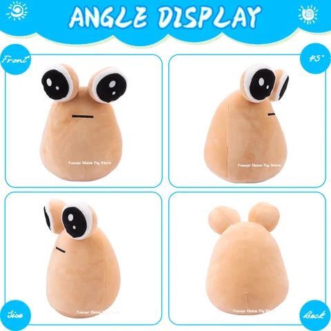 15/34CM AFTONSPARV Gröna Alien Kawaii Plyschleksaker Söta Mjuka Fyllda Tecknade Anime Dockor För Barn Födelsedag Julklapp 6 best sales utomjordisk plysch - №4