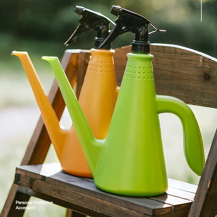 2-in-1 Watering Can & Sprayer Bottle with Adjustable Nozzle, Dual-Use Plant Mister & Watering Tool for Indoor Outdoor Garden