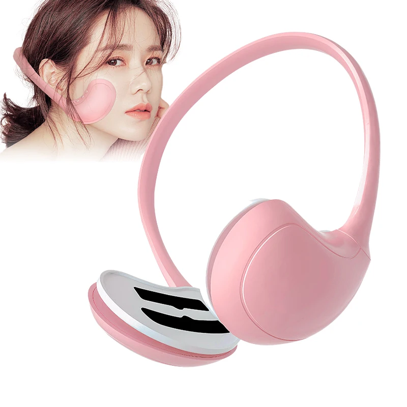 EMS Facial Lifting Device Face Tightening Face Slimming Vibration Massager Electric V-face Machine With Shoulder Pulse Massage