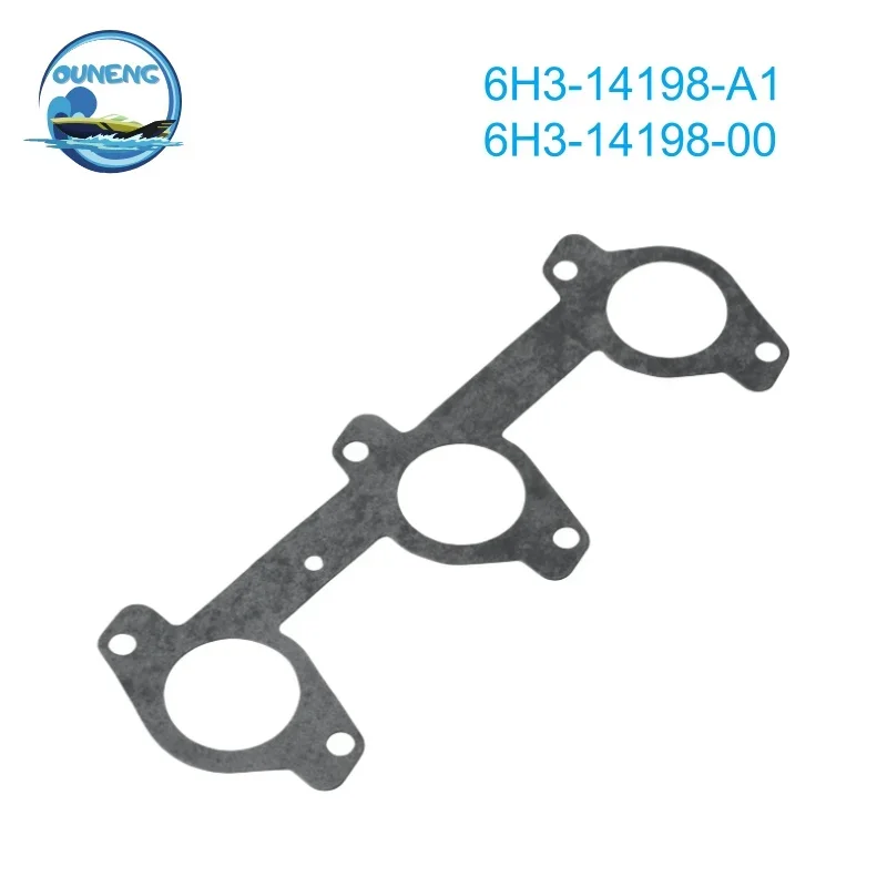 

OUNENG Brand NEW 6H3-14198 Carburetor Gasket YahaM Outboard Motor 2 Stroke 60HP E60 6H3-14198-A1 6H3-14198-00