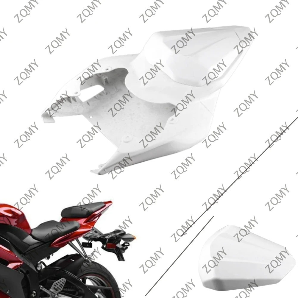 Motorcycle Tail Rear Fairing Cover Bodykits Bodywork For Yamaha YZF R6 2006-2007 Injection Mold ABS Plastic Unpainted White