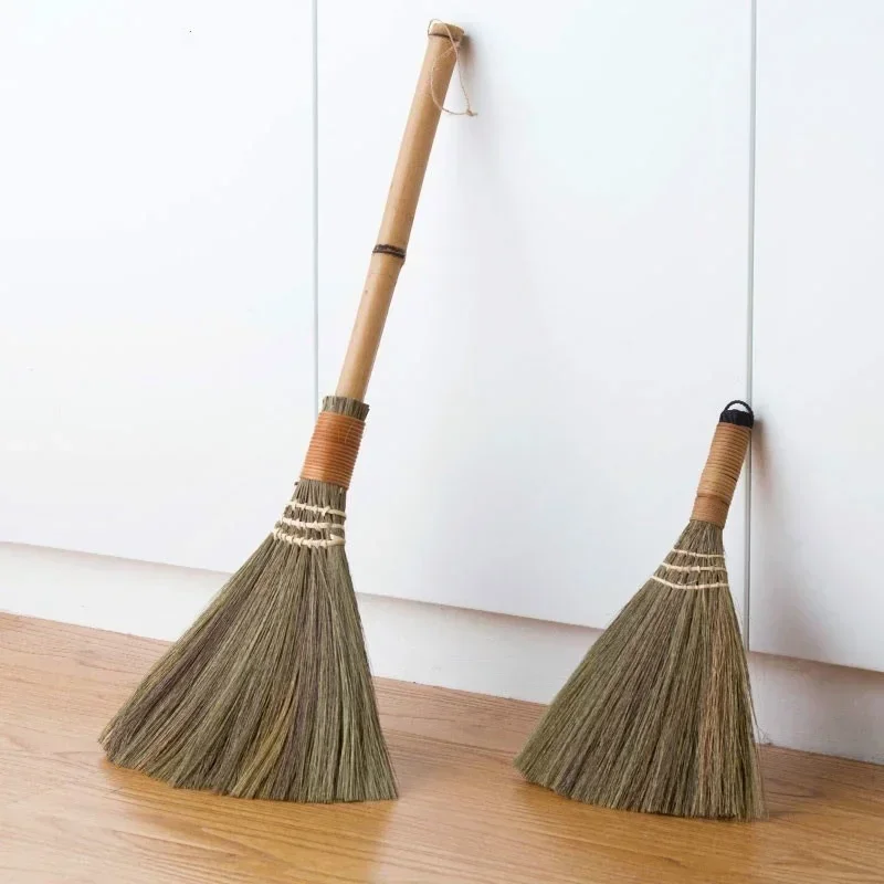 Broom Natural Wood Floor Sweeping Broom Hair Fur Household Floor Cleaning Tool Broom and Dustpan