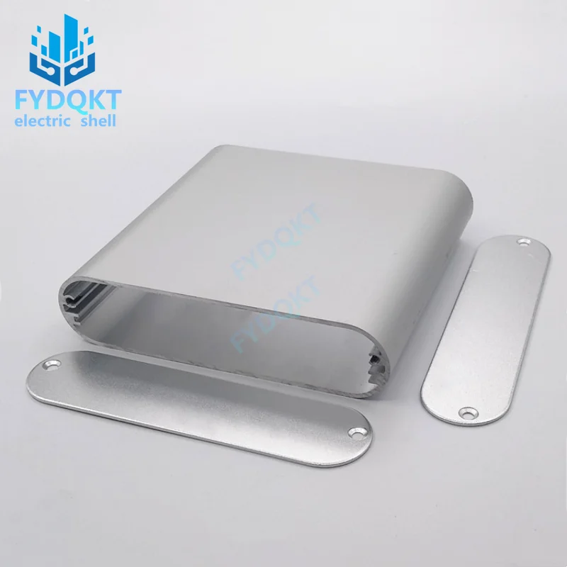 Waist shaped aluminum alloy shell Battery circuit board  Power amplifier box 100x108x26mm