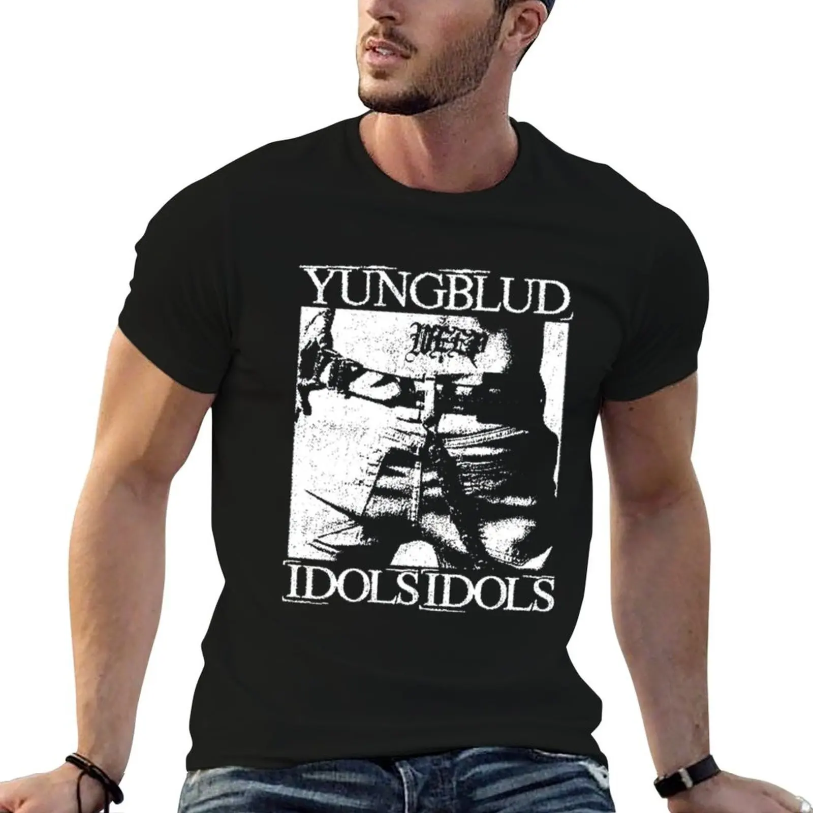 

IDOLS YUNGBLUD T-Shirt man tshirt t shirts for man cotton funny T-Shirt