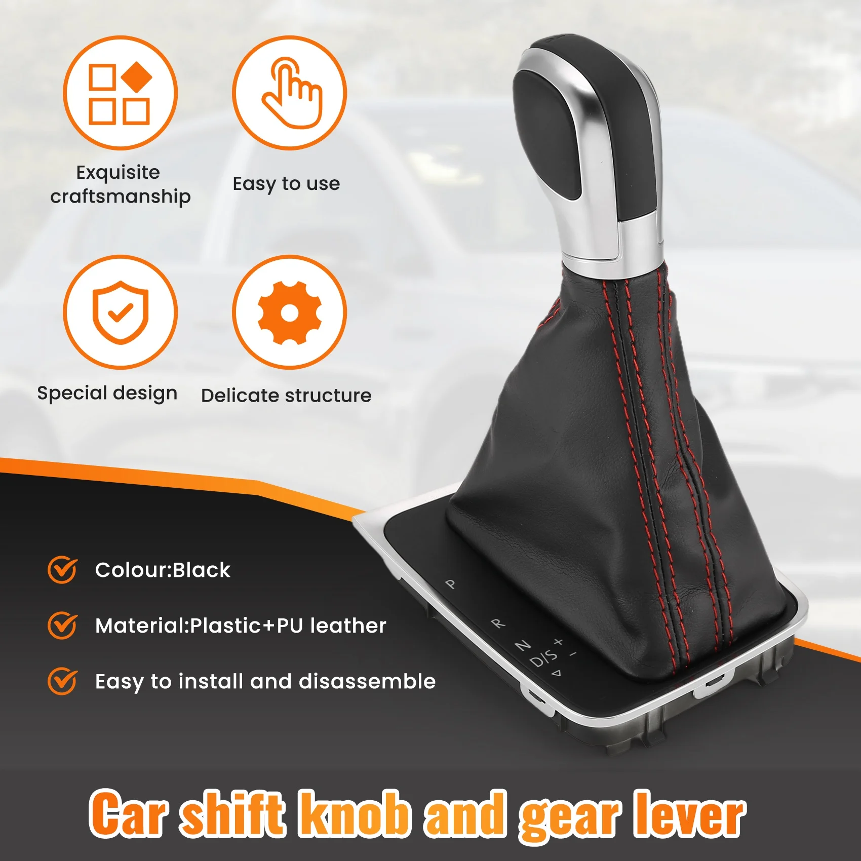 

A85E-5GG713203A Automatic DSG Gear Shift Knob Shift Knob Lever For VW Golf 7 7.5 Golf R GTI